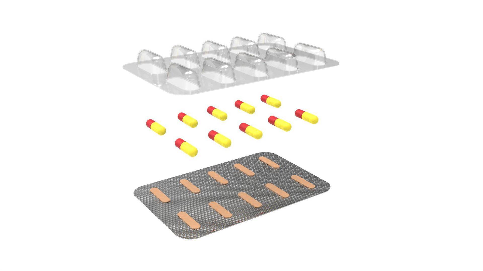 PVC blister packaging